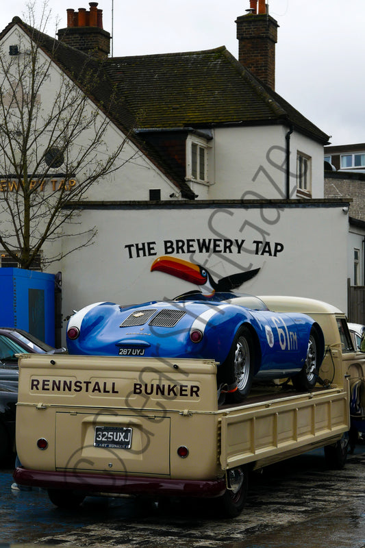 VW T1 Rennstall Bunker X Porsche 550A Spyder