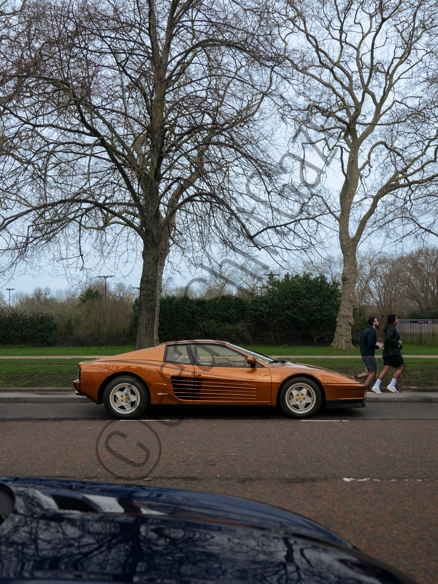 Hyde Park Morning Run and a Ferrari Testarossa