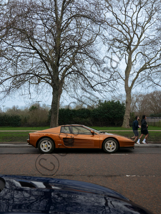 Hyde Park Morning Run and a Ferrari Testarossa